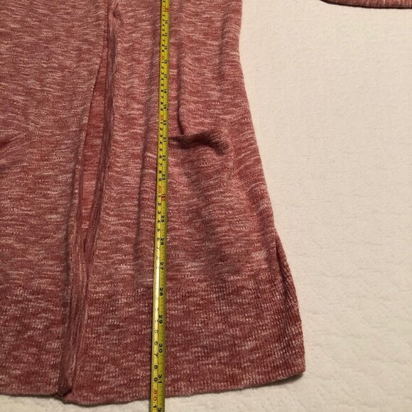 Madewell Bradley Open Front Cotton Blend red/white women Cardigan Size XSmall - Picture 9 of 10